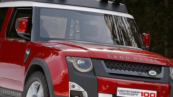 路虎DC100，卓越的外观设计，配备了主动安全系统