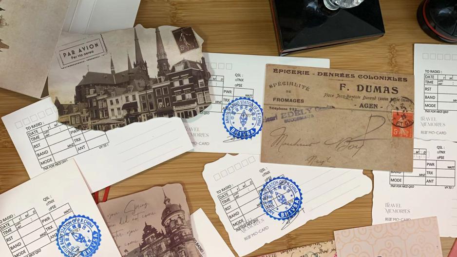 业余无线电新玩儿法：新年快到了，用新年贺卡做个QSL卡片