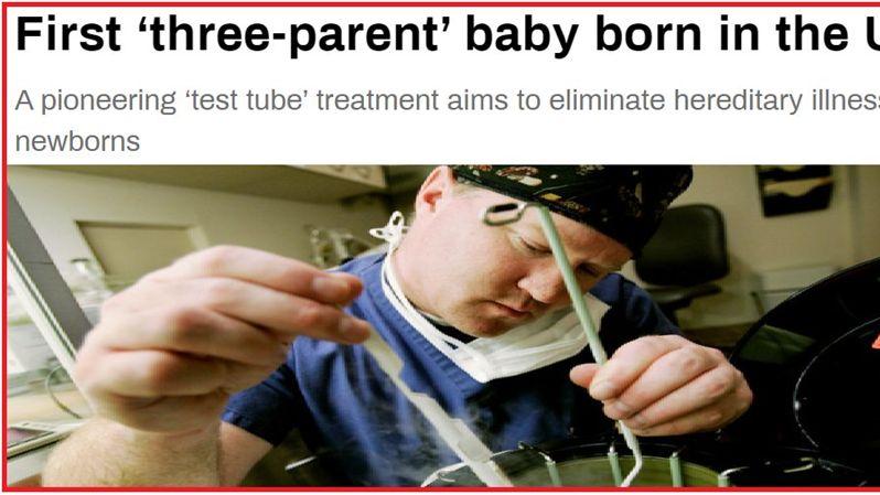 一个爸两个妈“三亲婴儿”诞生，我们需要担心吗？