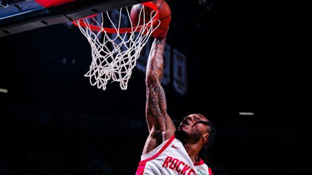 飞身大帽+滑翔暴扣！火箭豪取5连胜挺入决赛20号签捡大漏更可喜