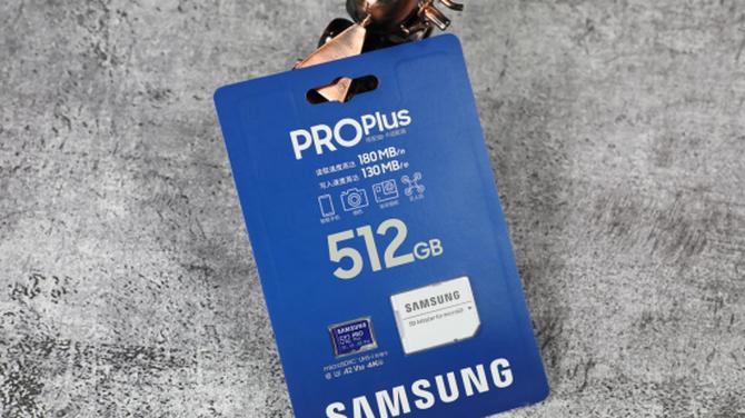 三星PRO Plus MicroSD存储卡评测：512G大容量 180MB/S读取速度