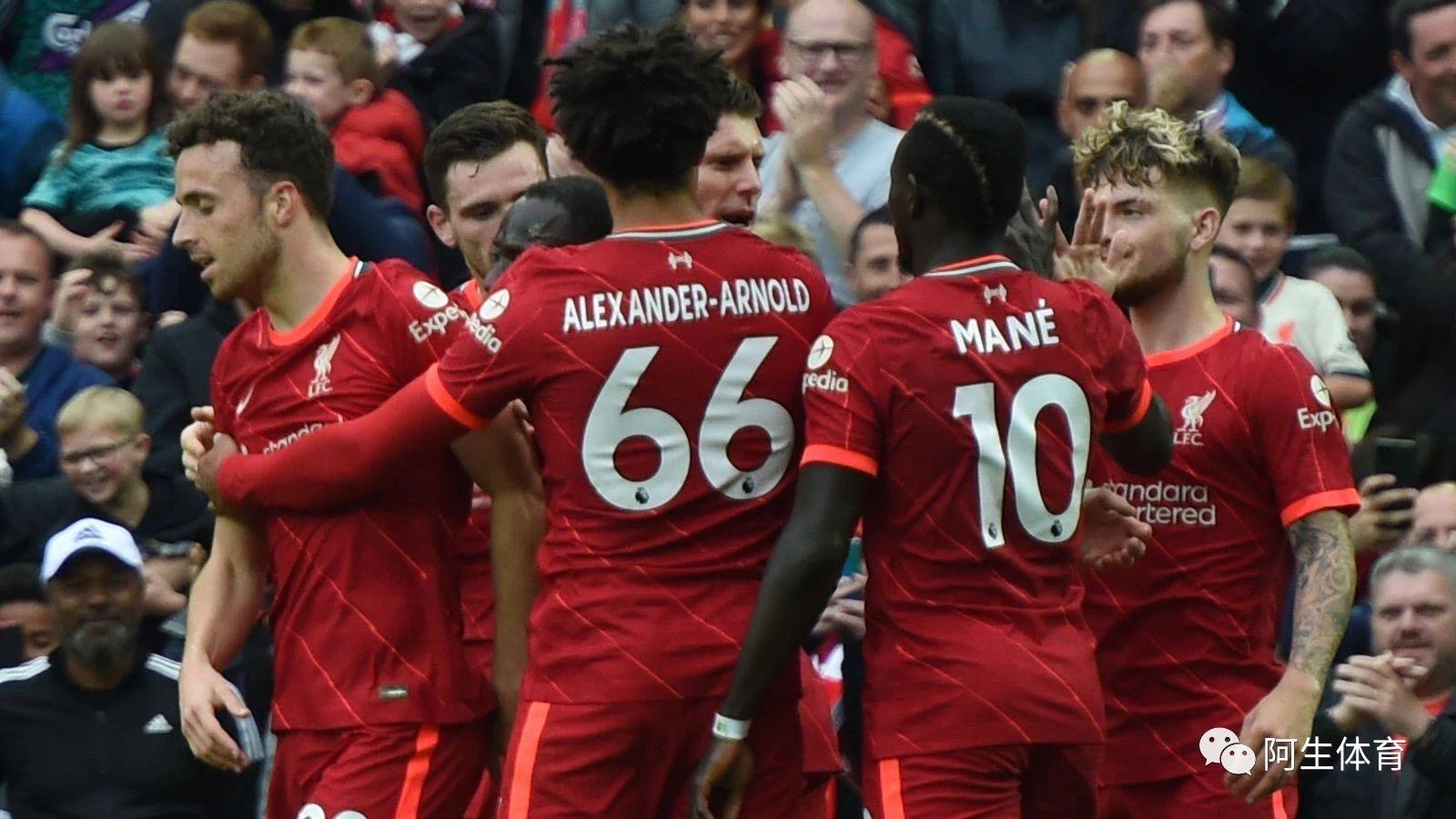 今日竞彩推荐：利物浦VS布伦特福德，红军志在必得