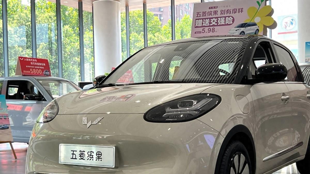 精致的纯电小车 探店实拍五菱缤果 不愧是海鸥最强对手