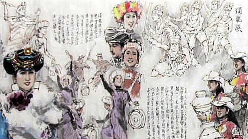 退休画家开办艺术展示中心，传承中华文化，赢得国际关注