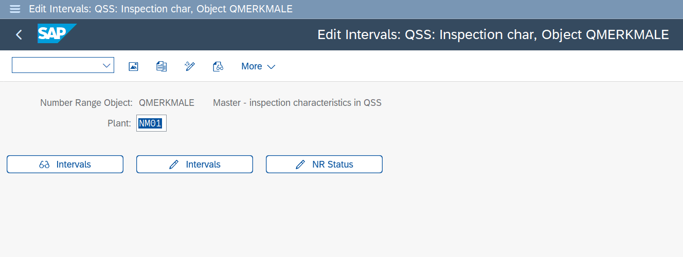 SAPQMQS21创建检验特性，报错-Numberrangeinterval01fornumberrangeobjectQMERKMALEnotfound-