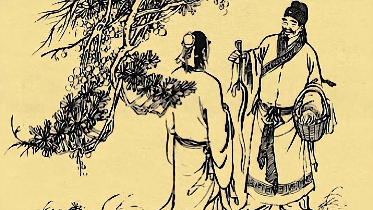 民间故事：师徒借宿老妇家，老妇端空碗招待二人，师父：可以睡了