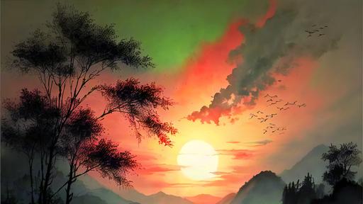 露似真珠月似弓：白居易的《暮江吟》美不胜收