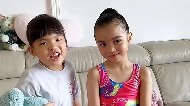熊黛林6岁女儿芭蕾演出，kaylor遗传妈妈模特腿长，大眼睛好灵动-守恒真勇敢