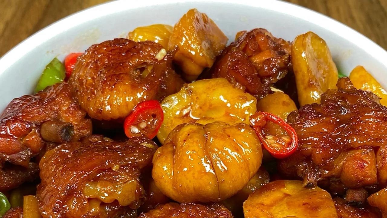 秋日美味秘籍：板栗与鸡翅的绝妙邂逅，解锁暖心暖胃新滋味