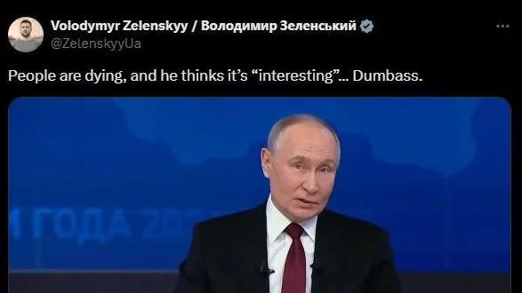在基辅搞“导弹攻防决斗”？普京应该跟泽连斯基单挑！