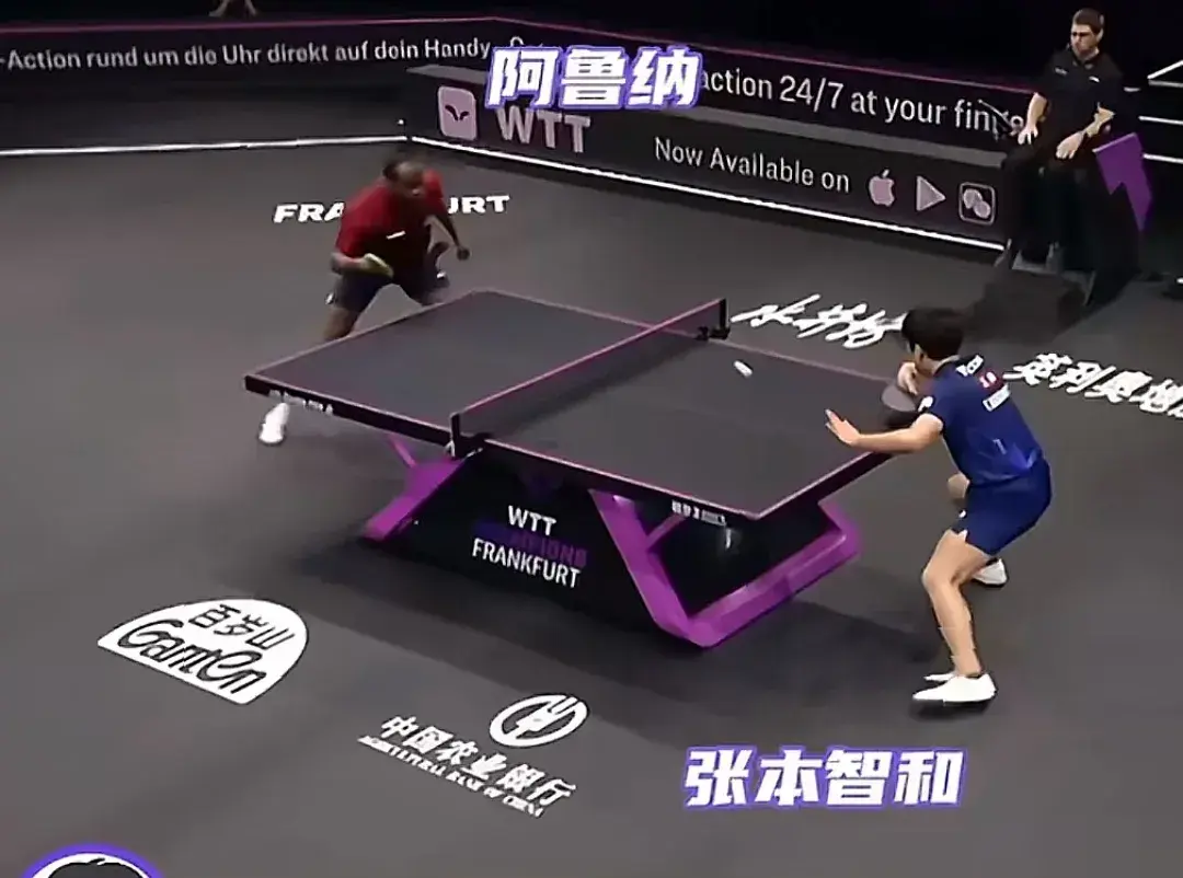 阿鲁纳逆转击败张本智和, 赛后采访的时候：从第二局就知道我能赢
