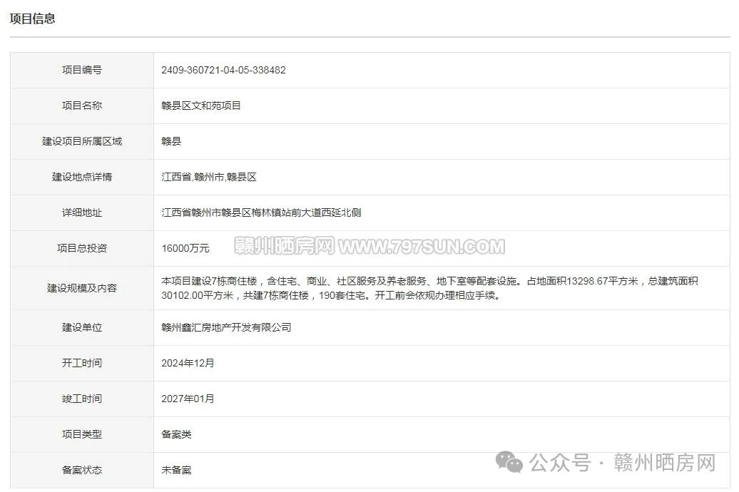 拿地仅半月，赣州一新楼盘曝光！