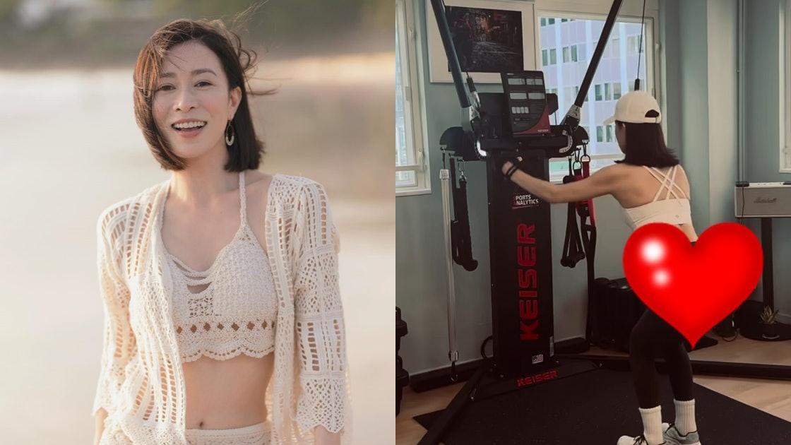 佘诗曼美魔女超自律身材管理 狂做GYM操出完美蜜桃臀