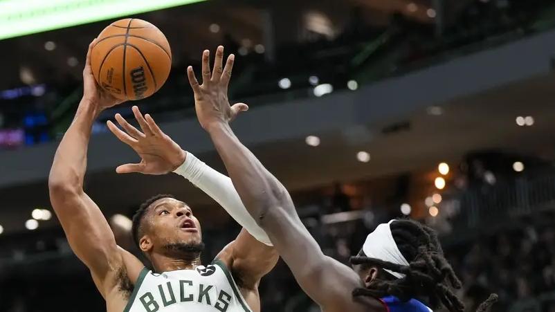 字母哥狂轰59分，活塞坎宁安难阻雄鹿加时险胜