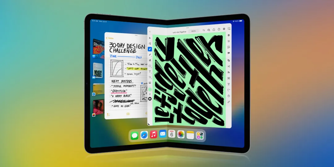 Gurman证实：18.8英寸可折叠「iPad」预计2028年推出
