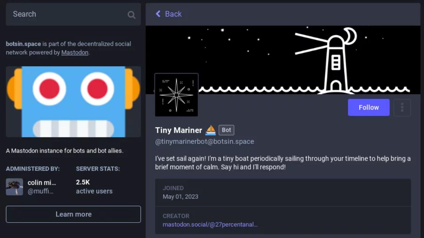 再见，botsin.space