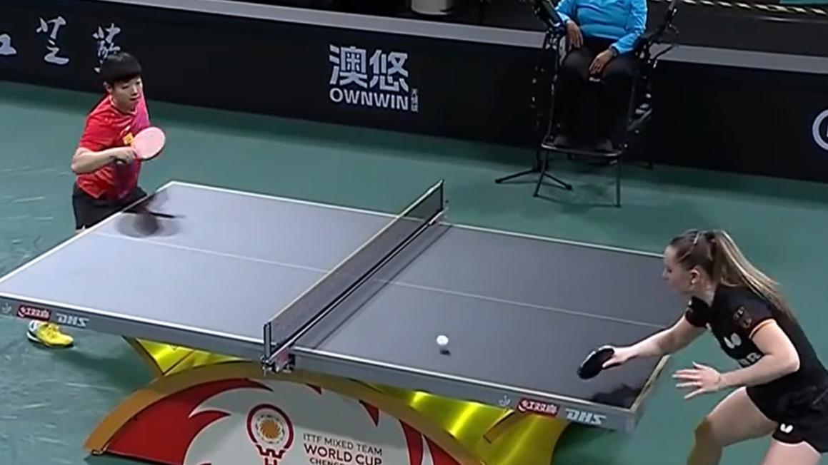世界杯最新战报：孙颖莎3-0二连胜，林诗栋/蒯曼2-1，中国5-1德国