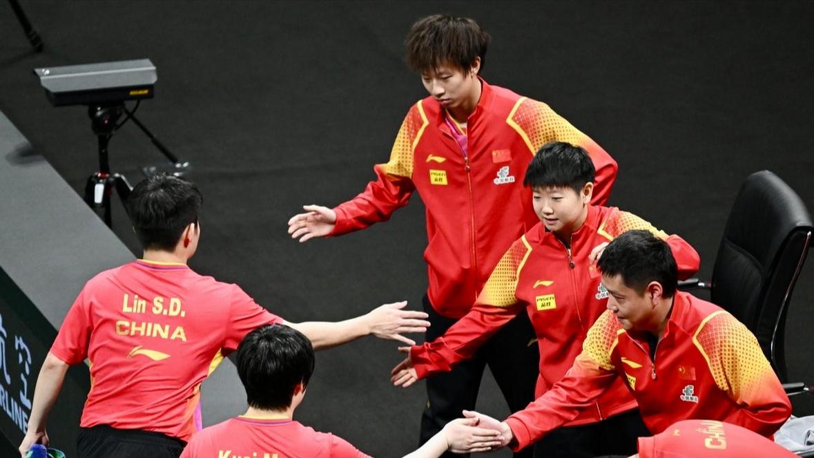 国乒喜讯！世界杯8-1德国队，梁靖崑首秀3-0大胜，林诗栋蒯曼丢分