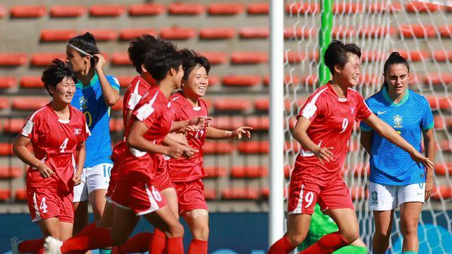 【U20女足世界杯1/4决赛】朝鲜女足1-0巴西，亚洲之光强势晋级四强🌟