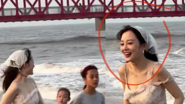 网友偶遇李小璐母女，肤色一黑一白，网友：李小璐的好基因白瞎了