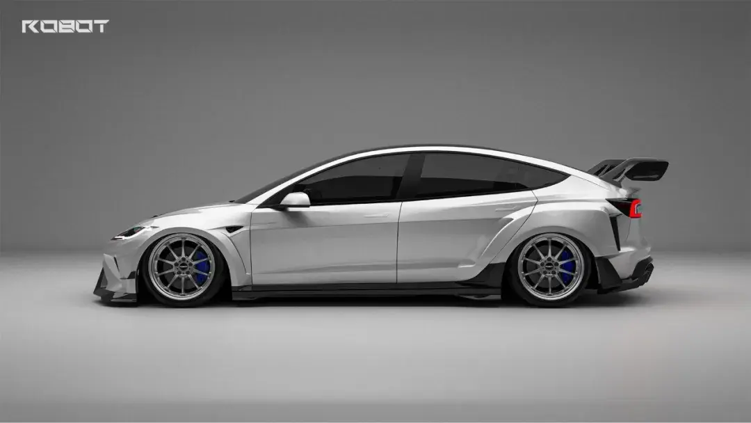 日本LB宽体品牌都改电车了？特斯拉Model 3 LB宽体改装案例