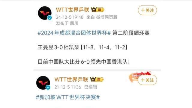 成都混团：分享莎头组合精彩瞬间，王曼昱时隔三年成功复仇杜凯琹