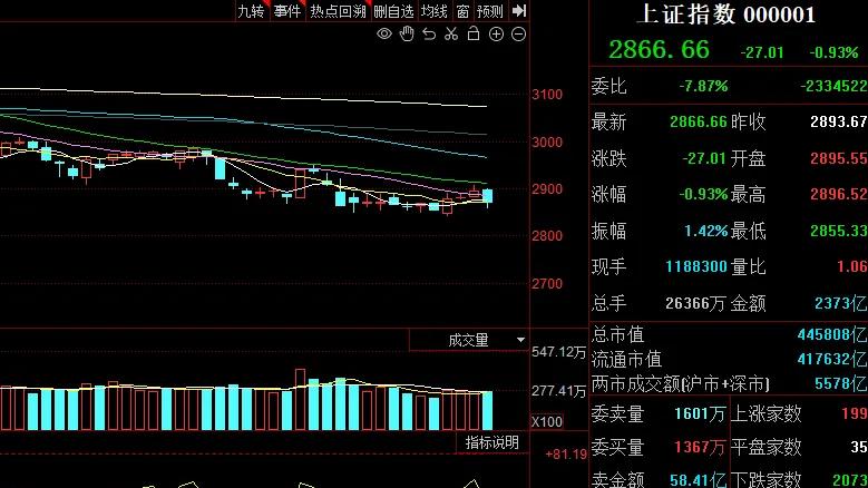 8.20收评：A股三大指数集体下跌，还要折磨到几时？
