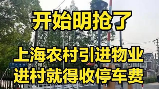 土匪进村了？上海一农村开始“围村收费”，车停自家院内也得收费
