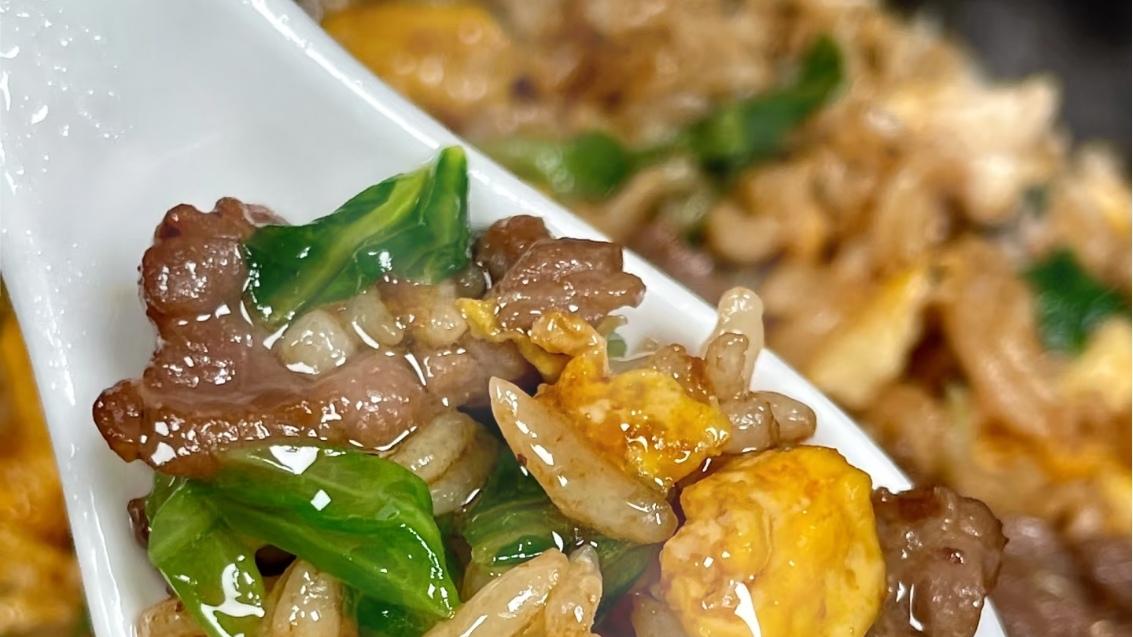 牛肉蛋炒饭 —— 香醇美味的快手料理