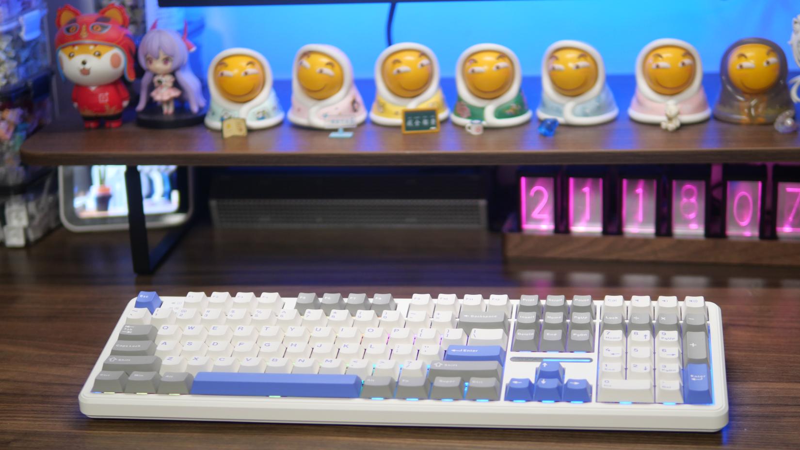 办公还得是全配列键盘？199元配置怼满，狼蛛F108量产机真实体验