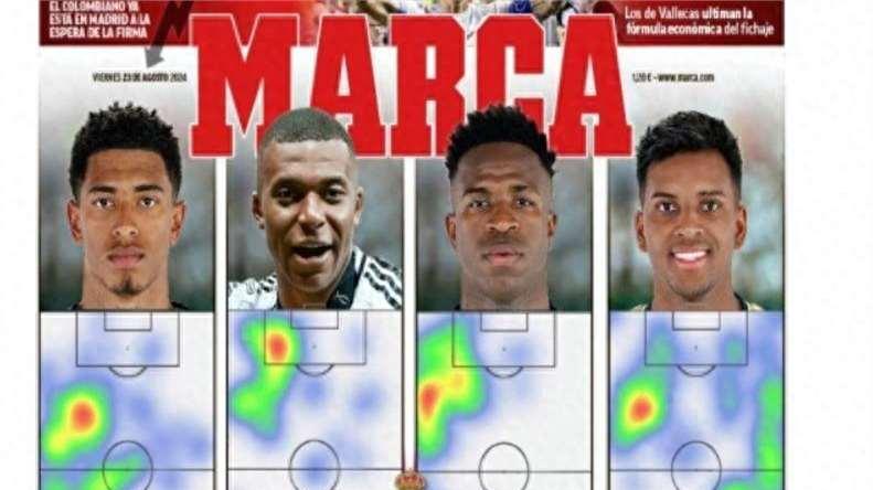 皇马问题曝光：从姆巴佩到罗德里戈都挤在左路，皇马急需交通管制