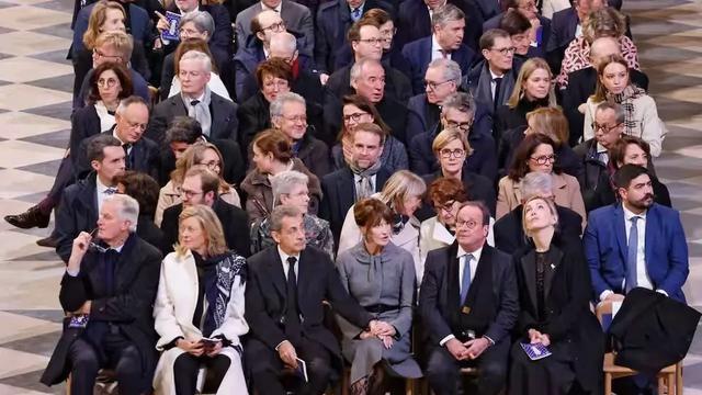 LV老板一家现身巴黎圣母院！捐款2亿欧元站位有考究，水果娜好美