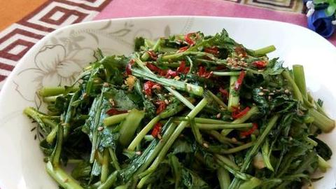 凉拌茼蒿食谱