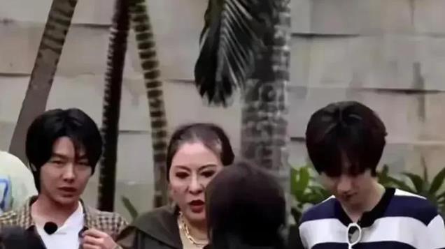节目路透，向太头顶秃一块，蔡明脸部状态僵硬，网友：假脸假发-颠婆陈老大