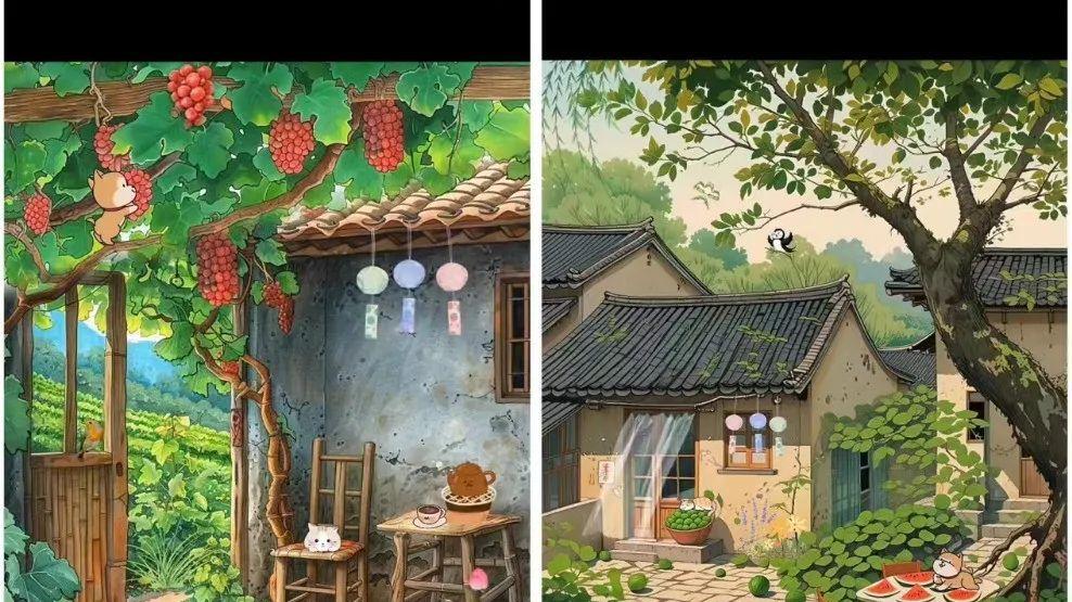 用AI零成本制作爆款AI治愈小院，手把手教，有手就会！