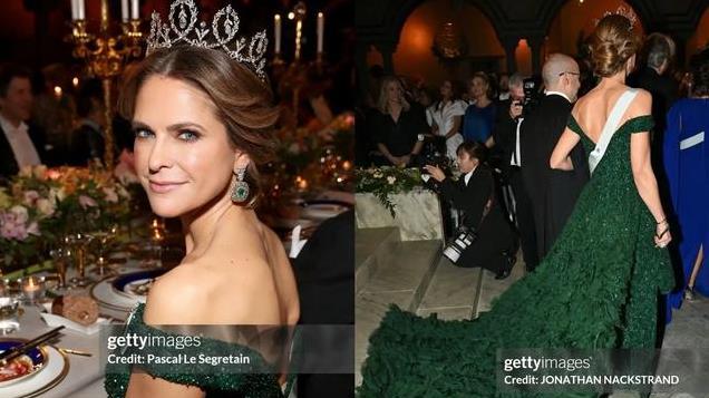 王室女眷盛装比美，荷兰王储瘦了，索菲亚肚子大了，玛德琳太闪耀