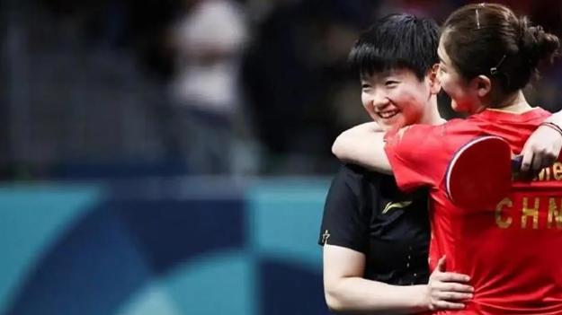 陈梦遭质疑不配夺金，央视说出实话，孙颖莎4字表态显高情商