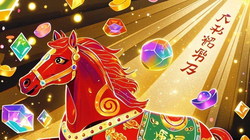 2025财源滚滚微信头像|遇见骏马，马上有钱