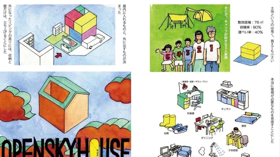 “我们的家没有屋顶”，一家五口在家露营、烧烤、看星星...