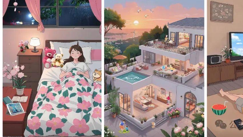 “AI变现指南——用AI做治愈系动态插画视频”