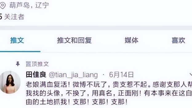 当初那个高调辱华、还贬低厦门大学的田佳良，如今下场如何？