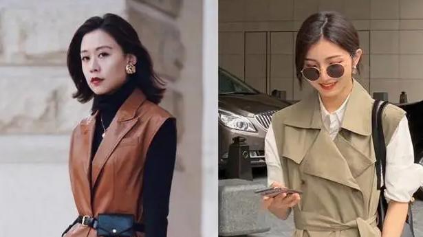 今年秋天流行的“马甲”，搭裙子、裤子都好看，洋气显瘦还时髦