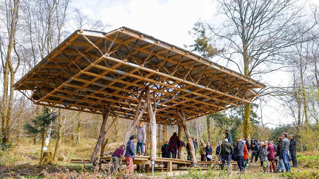 变废为宝？伦敦建筑协会学生采集户外废木建造“露天实验室”