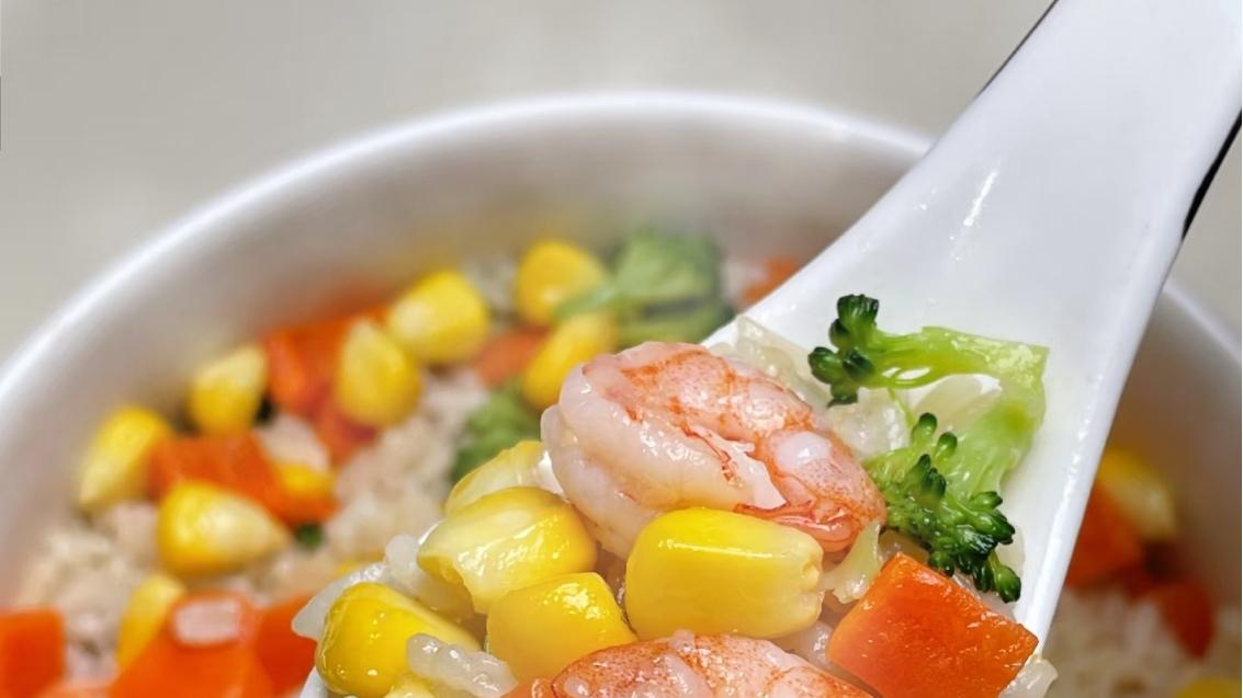虾仁蔬菜炒饭 —— 快手营养美味晚餐
