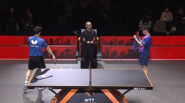 总决赛男单四强出炉：林诗栋3-0完胜邱党，半决赛对战张本智和