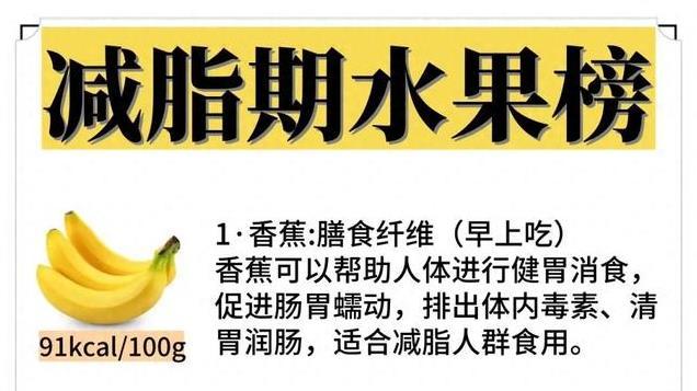 一些减脂期水果榜，建议收藏学习!