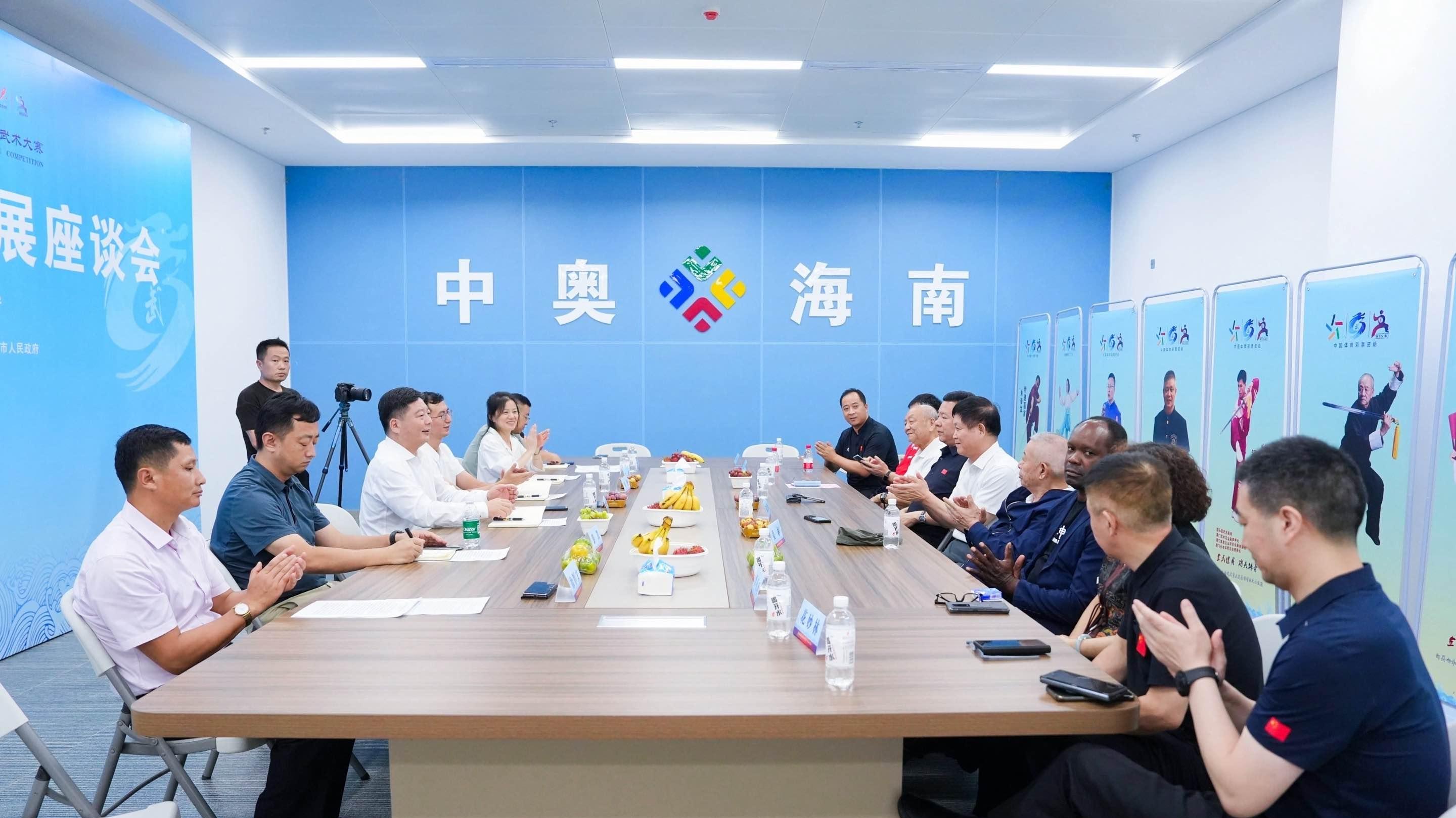 海南省武术发展座谈会在万宁市举行