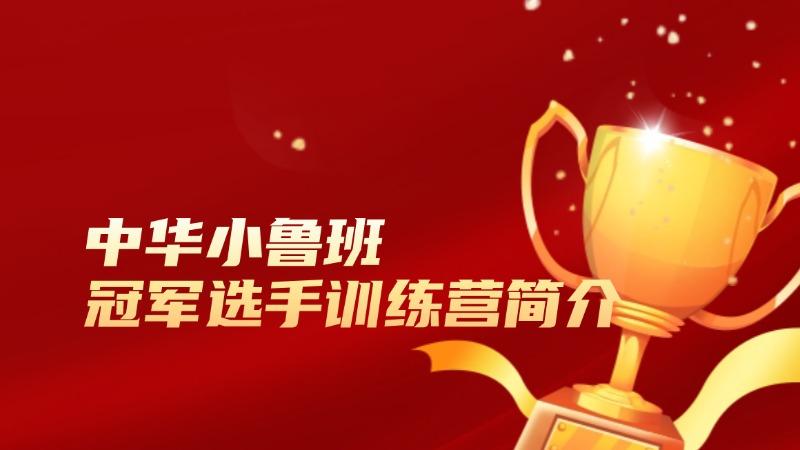 中华小鲁班冠军选手训练营简介