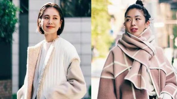 天冷了，中年女人想要不显老！看高级感穿搭示范：又美又时髦
