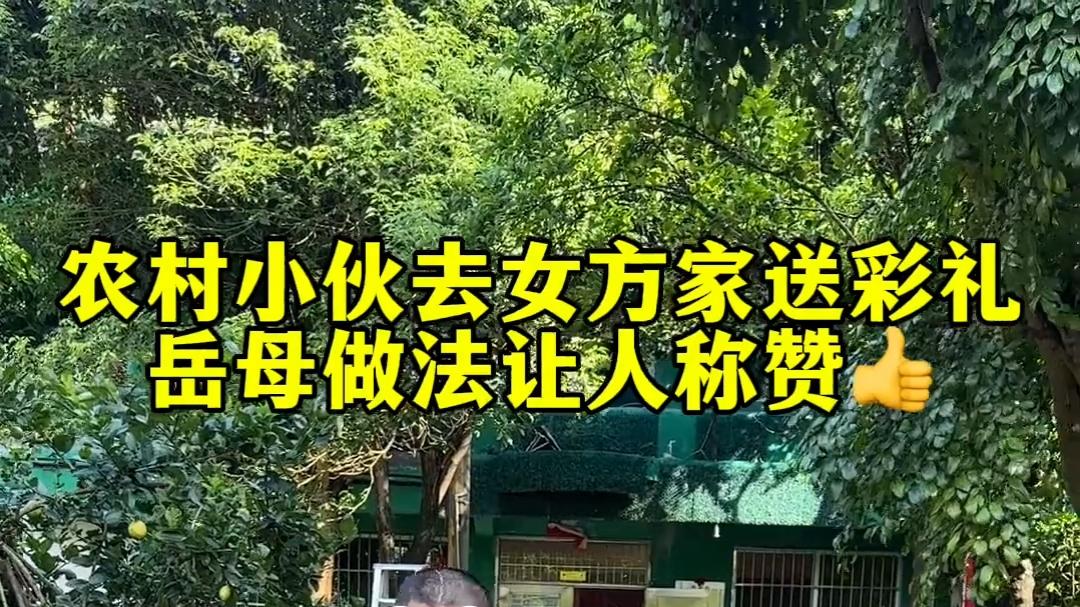 男子给女友送彩礼，临走时准岳母追出门把钱塞给他：给你买房用